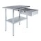 Amgood 24 in. x 36 in. Stainless Steel Table With Drawer AMG WT-2436 + DRAWER-1520-Z - alternate 1