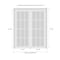 Sartodoors Sliding Closet Bypass Doors with Frosted Glass 84x96 (2* 42x96) Solid Core Modern Interior QUADRO4002DBD-CA-8496 - alternate 5