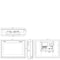 Siemens SIMATIC HMI TP1200 Comfort INOX Stainless steel front Glass pane 6AV2144-8MC20-0AA0 - alternate 2