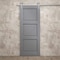 Sartodoors Modern Barn Door 36 x 84 inches, Ego 5010 Painted Grey Oak, 6.6FT Silver Rail Track Heavy Hardware EGO5010BD-S-SEK-3684 - alternate 5