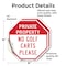 Signmission Private Property No Golf Carts Plea, 4 inch X 4 inch, Vinyl Decal, 2PK OC-D-2PACK-4-164 - alternate 3