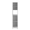 Homeroots 14" White Wood Freestanding Double Door Bathroom Vanity 543619 - alternate 3