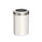Gatco Modern Round 3 Gal. Wastebasket, Matte Pearl/Satin Nickel Lid 1931SN - alternate 1