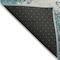 Homeroots 3' X 5' Teal Blue Ivory And Gray Abstract Washable Indoor Outdoor Area Rug 599520 - alternate 2
