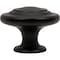 Designperfect 1-5/16 Diameter Round Cabinet Knob, Matte/Flat Black DPA-R38KBLK - alternate 3