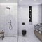 Apollo Tile White 1x12 Bianco Carrara Marble Polished Pencil Liner Tile Trim 0.5 sqft/case, 10PK APLMCA881PA - alternate 5