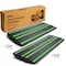 Pyle 8 ft. Rubber Curb Ramp Set, Heavy Duty Non-Slip Threshold Ramps for Driveways, Garages, 2PK PCRMP4DG - alternate 1