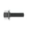 Zoro Select Not Graded, 3/8"-16 Standard Flange Bolt, Plain Stainless Steel, 1 in L, 50 PK 31-SFH-37C-100 - alternate 3
