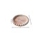 Homeroots 6in Pink And White Resin Marbleized Handmade Round Trinket Tray 724184 - alternate 3