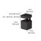 Dolle Bloc 2.5 in. H X 1.3 in. W X 1.3 in. D Black Metal Shelf Clips 15842 - alternate 2