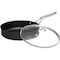 The Rock By Starfrit 11 in., 4.7-Quart Deep Saute Pan with Glass Lid & Stainless Steel Handles 060318-003-0000 - alternate 1