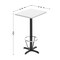 Flash Furniture Rectangle 30 in L, 24 in W, White XU-WHTB-2430-T2222B-3CFR-GG - alternate 4