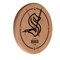 Holland Bar Stool Co Seattle Kraken Laser Engraved Wood Clock WClkLNatSeaKrk - alternate 1