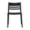 Flash Furniture Bridgeport Stacking Patio Chairs w/Slatted Backrest, All-Weather Resin Chairs, Black, 4PK 4-DHF-317-APP-BLK-GG - alternate 4