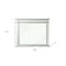 Homeroots 42" Silver Wood Framed Mounted Dresser Mirror 347078 - alternate 2