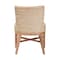Bali & Pari Ridley Woven Seagrass Dining Chair, White Wash 265-14524-ZORO - alternate 4