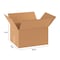 Zoro Select 10 in x 8 in x 6 in Shipping Box, Kraft, Corrugate, Single Wall, 32 ECT 11R186 - alternate 2