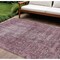 Homeroots 9' X 12' Merlot Oriental Washable Indoor Outdoor Area Rug 607552 - alternate 1