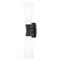 Z-Lite Emrys Matte Black 2 Light Wall Sconce 4504-2SL-MB - alternate 1