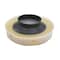 Westbrass Toilet Kit W/ 1/4-Turn 1/2 in IPS Stop and Wax Ring, Cross Handle in Satin Nickel D1615TBX-05 - alternate 2