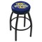 Holland Bar Stool Co 25" Blk Wrinkle Marquette Swivel Bar Stool, Accent Ring L8B2B25Mrqtte - alternate 1