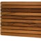 Homeroots 30" Brown Wall Mount Teak Rectangular Shower Bench 549331 - alternate 2