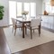 Homeroots 5' X 8' Beige And Brown Geometric Washable Indoor Outdoor Area Rug 602414 - alternate 5