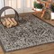 Jonathan Y Malta Bohemian Medallion Textured Weave Black/Gray 3 ft. x 5 ft. Indoor/Outdoor Area Rug SMB104C-3 - alternate 4