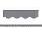 Teacher Created Resources Gray Scalloped Border Trim, 35 Feet Per Pack, 6PK TCR3574 - alternate 1