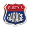 Signmission Rusty's Garage, 6 inch X 6 inch, Plastic Sign, 2PK SHI-P-2PACK-6-383-RUSTY - alternate 1