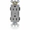 Leviton Straight Blade Receptacle, 5-15R, 15 A, 125V AC, Flush Mount, Self-Grounded M1626-2SG - alternate 1