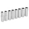 Performance Tool 8-Pc 1/2 In Dr. Metric Deep Socket Set, W32400 W32400 - alternate 1