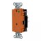 Hubbell Wiring Device-Kellems Straight Blade Receptacle, 5-15R, 15 A, 125V AC, 2 Pole, 3 Wire, Surface Mount, Grounded HBL2172STOTR - alternate 1