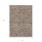 Homeroots 3' X 5' Brown And Beige Abstract Washable Indoor Outdoor Area Rug 598956 - alternate 6