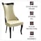 Leisuremod Novara Collection Modern Wooden Dining Chair in Light Cream, 2PK NC20CR2 - alternate 4