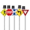 Stop-Lite LED Solar One Way (Arrow Left) Sign 24x30 in (HIP) SS-R6-2L-2430HW - alternate 2