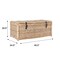 Happimess Caden 46in Wicker Storage Trunk, Natural HPM9000C - alternate 5