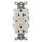 Hubbell Wiring Hubbell 20A GFCI Receptacle, Self-Test, 125V 2P3W - White GFRST20W - alternate 2