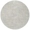 Homeroots 8' Beige And Gray Round Abstract Washable Indoor Outdoor Area Rug 602541 - alternate 3