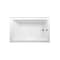Kingston Brass 60-Inch Acrylic Rectangular 3-Wall Alcove Tub Combo w/ Waste and Overflow Drain, Right Hand Drain CVTAP603622R5 - alternate 4