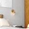 Vaxcel Harper 5 in W 1-Light Gold Brass Mid-Century Modern Bathroom Vanity Light Wall Fixture W0472R - alternate 4