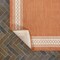 Jonathan Y Lucia Classic Diamond Border Orange/Cream 3 ft. x 5 ft. Indoor/Outdoor Area Rug SMB207E-3 - alternate 4