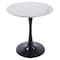 Leisuremod Bristol Round MDF Dining Table - Pedestal Base Kitchen Table, Modern Style BTBL-B40MWT - alternate 1