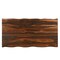 Homeroots 74" Dark Brown Solid Wood Dining Table 521832 - alternate 5