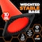 Xpose Safety 28 Inch Multipurpose PVC Orange Traffic Cones with 10 lb base OTC28-10L-1-X - alternate 3