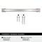 Amerock Sheffield 6-5/16 inch (160mm) Center-to-Center Polished Chrome Cabinet Pull, 10PK 10VMP3704326 - alternate 3