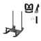 Vevor Weight Power Pull Push Sled Workout Fitness Strength Speed Training Sled Orange Q174 - alternate 1
