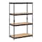 Muscle Rack 4-Shelf Industrial Shelving Unit, Black Steel, 36 x 18 x 60-In. UR-364BLK - alternate 2