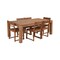 Homeroots 84" Natural Rectangular Solid Wood Dining Table 488700 - alternate 2