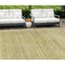 Homeroots 8' X 10' Gold Wheat And Beige Striped Washable Indoor Outdoor Area Rug 588085 - alternate 1